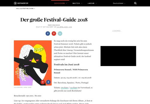 
                            13. Der große Festival-Guide 2018 - Refinery29