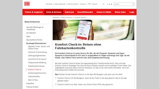 
                            5. Der Komfort Check-in: Einsteigen. Einchecken ... - Deutsche Bahn