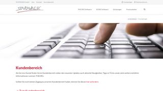 
                            1. Der Kundenbereich von THEORG - SOVDWAER GmbH