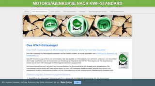 
                            12. Der Kurs - Motorsägenkurse nach KWF Standard für ...