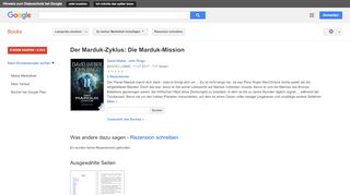 
                            7. Der Marduk-Zyklus: Die Marduk-Mission