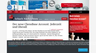 
                            5. Der neue ChessBase Account: Jederzeit und überall | ChessBase