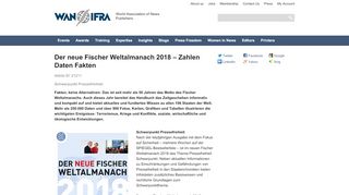 
                            11. Der neue Fischer Weltalmanach 2018 – Zahlen Daten Fakten - WAN ...