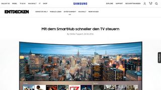 
                            4. Der neue Smart Hub | Samsung | Samsung DE