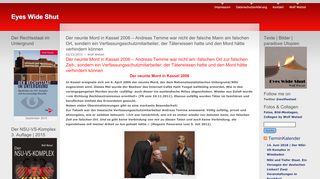 
                            4. Der neunte Mord in Kassel 2006 – Andreas Temme war nicht der ...