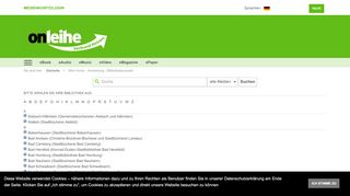 
                            4. der OnleiheVerbundHessen. My Account : Login : Library Selection