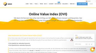 
                            2. Der Online Value Index (OVI) | XOVI - SEO Controlling & Online ...