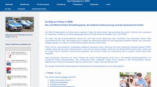
                            10. Der Polizei NRW Einstellungstest, der Sporttest und Assessment ...