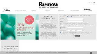 
                            5. Der Ramelow-Newsletter | Ramelow - Das Mode- und Markenhaus