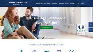 
                            5. Der Ratenkredit der Bank of Scotland - Bank of Scotland