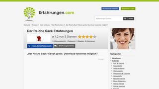 
                            9. „Der Reiche Sack“ Ebook gratis: Download kostenlos möglich?