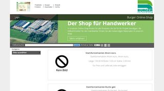 
                            7. Der Shop für Handwerker - Burger Online-Shop