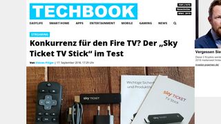 
                            13. Der „Sky Ticket TV Stick“ im großen Test | TECHBOOK