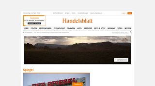 
                            7. Der Spiegel: Aktuelle News & Nachrichten beim Handelsblatt