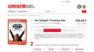 
                            7. Der Spiegel+ Premium Abo - hier günstig und sicher abonnieren