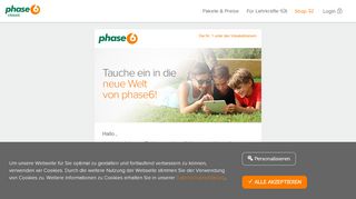 
                            2. Der Support für phase6 desktop läuft bald aus - phase6 classic