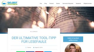 
                            9. Der Tool-Tipp für Lesefaule: GetAbstract - Thomas Mangold