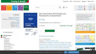 
                            9. Der Varta-Führer 2019 Hotels und Restaurants in Deutschland ...