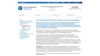 
                            12. Der Weg zum DFP-Diplom: Online unter www.meindfp.at