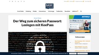 
                            6. Der Weg zum sicheren Passwort: Loslegen mit KeePass - BASIC ...