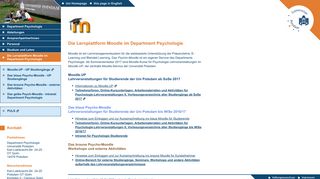 
                            5. Der Zugang zu Moodle - Department Psychologie - Universität Potsdam