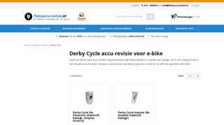 
                            8. Derby Cycle accu revisie voor e-bike |Fietsaccu-revisie.nl