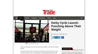 
                            5. Derby Cycle Launch: Punching Above Their Weight - Bicycling Trade