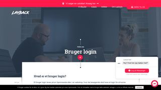 
                            6. Derfor er en hjemmeside med bruger login relevant - Layback