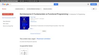 
                            9. Derinlemesine C Fundamentals ve Functional Programming: C ...