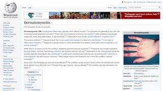 
                            1. Dermatomyositis - Wikipedia