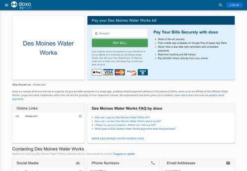 
                            13. Des Moines Water Works: Login, Bill Pay, Customer Service and Care ...