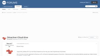 
                            9. Désactiver iCloud drive - L'atelier - Forums Consomac
