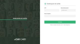 
                            3. Desbloquear Cartão - aQUI! CARD