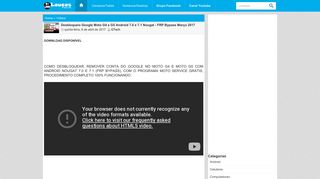 
                            8. Desbloqueio Google Moto G4 e G5 Android 7.0 e 7.1 Nougat - FRP ...