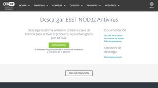 
                            5. Descarga ESET NOD32 Antivirus | ESET