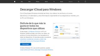 
                            5. Descargar iCloud para Windows - Soporte técnico de Apple