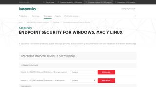 
                            4. Descargas de producto | Endpoint Security para Windows ... - Kaspersky