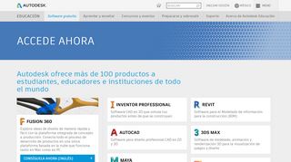 
                            2. Descargas de software gratuito para estudiantes | Autodesk Education ...