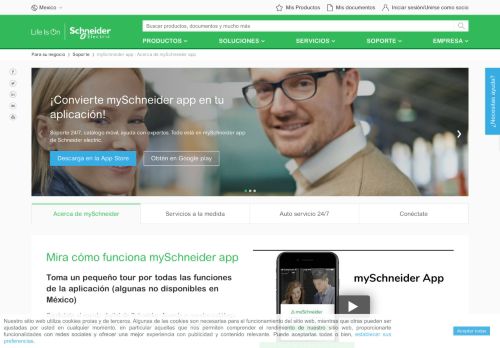 
                            2. Descargue la aplicación mySchneider para ... - Schneider Electric