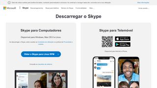 
                            5. Descarregar o Skype | Chamadas gratuitas | Aplicação de conversa