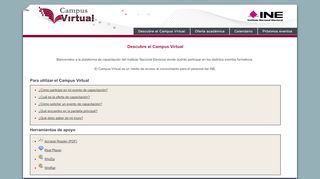 
                            2. Descubre el Campus Virtual - Instituto Nacional Electoral - INE