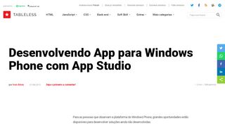 
                            8. Desenvolvendo App para Windows Phone com App Studio - Artigos ...