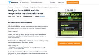 
                            10. Design a basic HTML website template for my Minecraft Server ...
