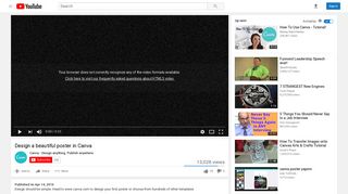 
                            4. Design a beautiful poster in Canva - YouTube
