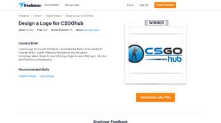 
                            9. Design a Logo for CSGOhub | Freelancer