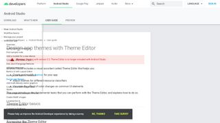 
                            13. Design app themes with Theme Editor | Android Developers