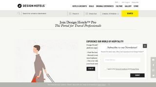 
                            12. Design Hotels™ Pro - Join the portal for Travel Professionals