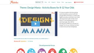 
                            6. Design Mania - Activity Box for 8-12 years | Flintobox