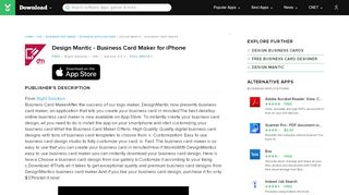 
                            5. Design Mantic - Business Card Maker for iOS - Free download and ...