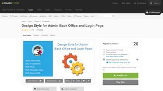 
                            11. Design Style for Admin Back Office and Login Page by Bonpresta ...